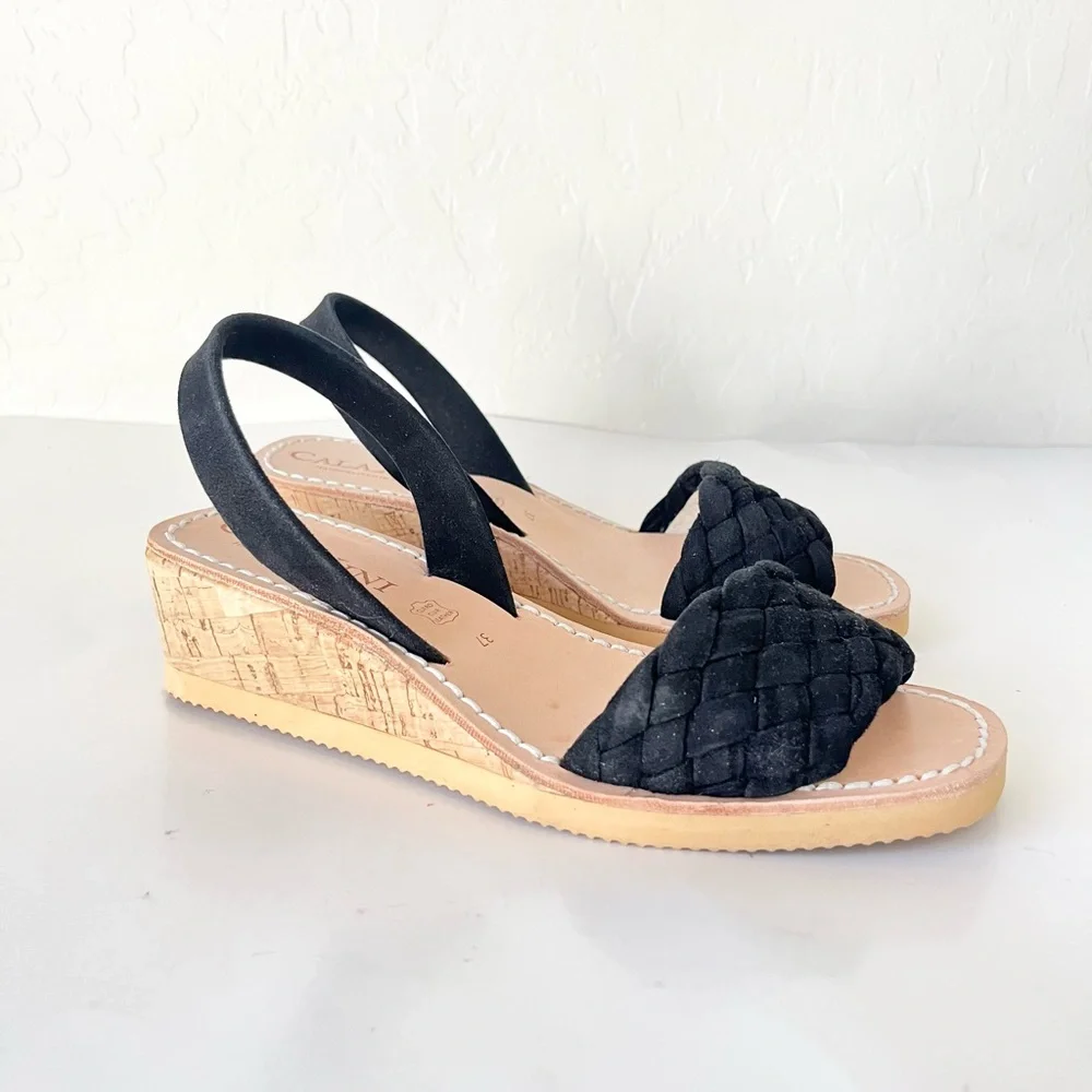 CalaXini simply perfect wedge braided suede sandals made
In Spain 37 US 6.5 - Picture 5 of 12